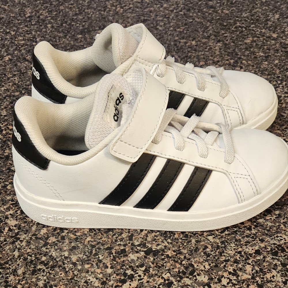 Kids Adidas Grand court 2.0 Elastic